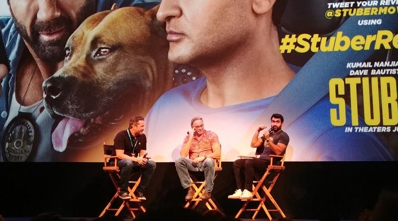 RTX 2019: Q&A with Stuber Star Kumail Nanjiani and Director Michael Dowse 1 Pictured: Michael Dowse in the middle and Kumail Nanjiani on the right.