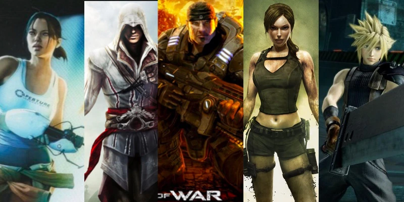 Iconic gaming weapons