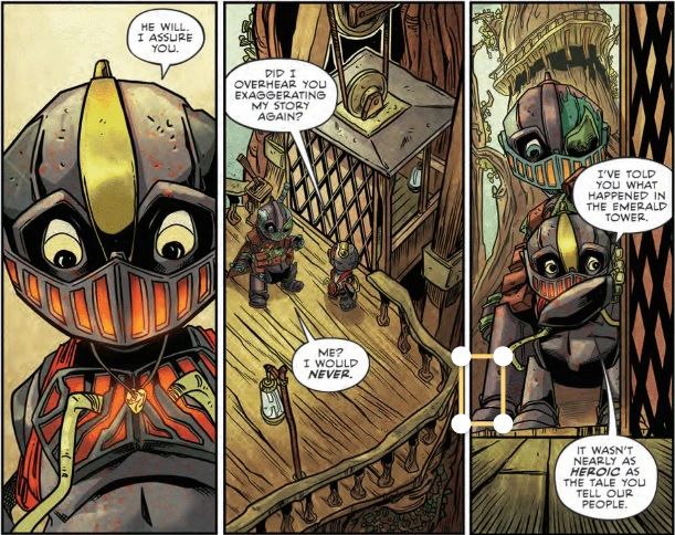 Canto: The Hollow Knight #2 panel