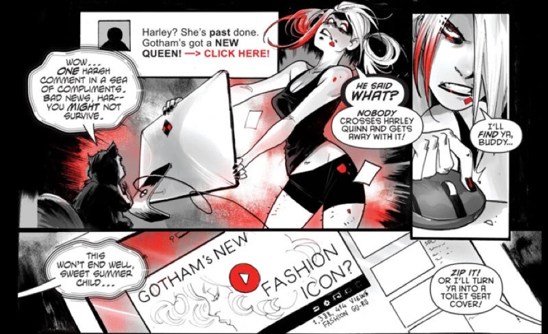 REVIEW: ‘Harley Quinn: Black, White and Red,’ Issue #2 2 Harley Quinn: Black, White and Red #2