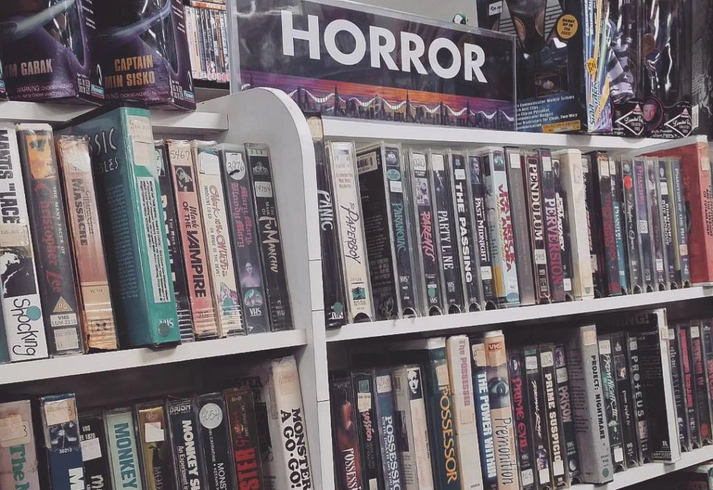 horror, VHS, Blockbuster