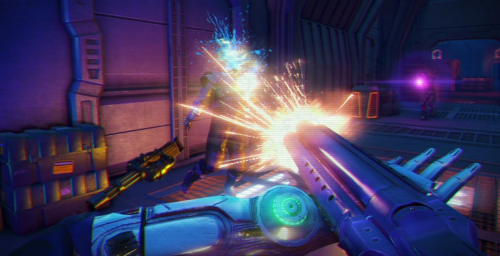 Far Cry 3 Blood Dragon four barrel shotgun