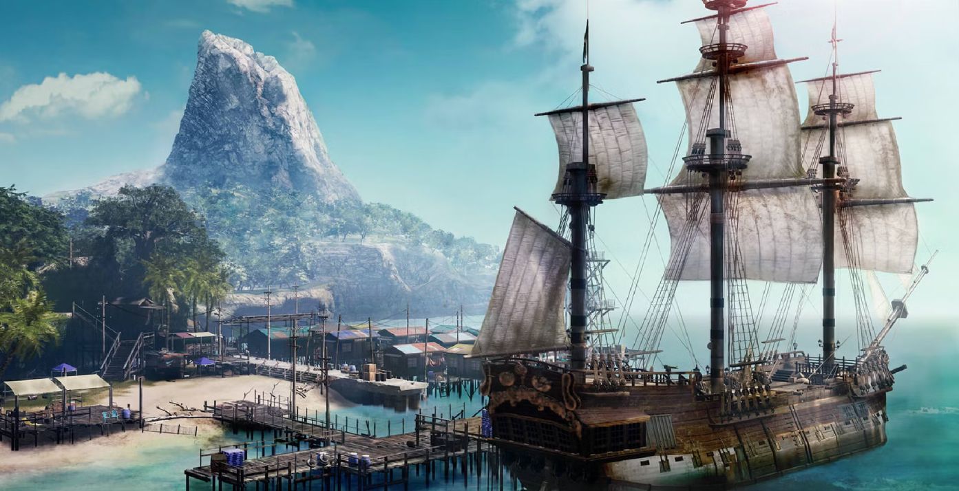 A ship in Like A Dragon: Pirate Yakuza In Hawaii 