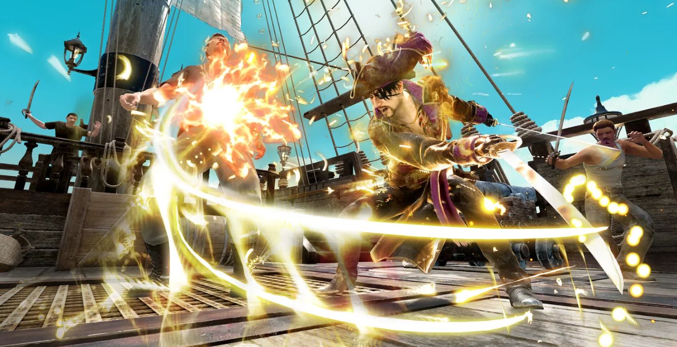 Like A Dragon: Pirate Yakuza In Hawaii naval combat once on board.