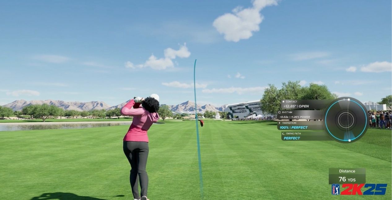 REVIEW: 'PGA Tour 2K25' Is Par For The Course 1 The Perfect Swing system is forgiving in PGA Tour 2K25