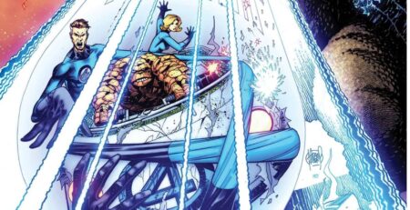 Cover art from Godzilla vs Fantastic Four Issue 1