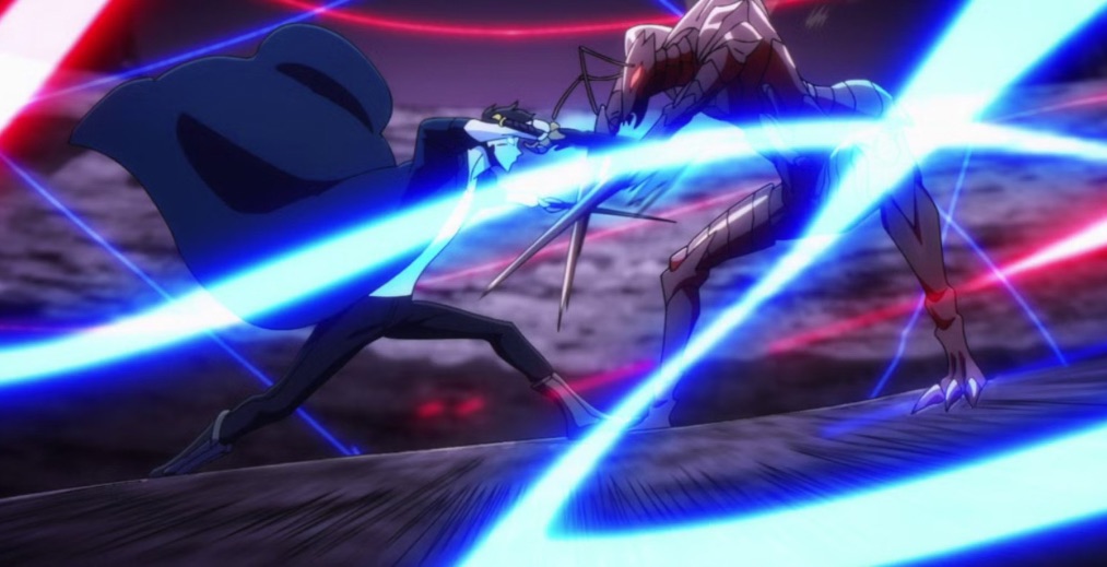 Jin-woo faces off against the Ant-King Beru.