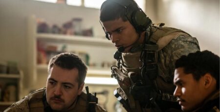 REVIEW: ‘Warfare’ Is Intimately Jarring Until The Last Minute D'Pharaoh Woon-A-Tai as Ray Mendoza in A24's Warfare
