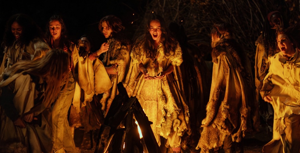 The Yellowjackets team celebrates