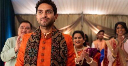 The cast of A Nice Indian Boy