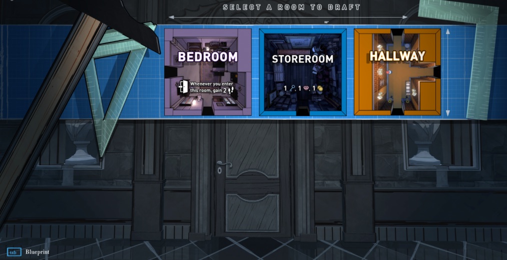 A scene from Blue Prince