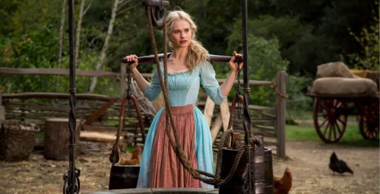 Lily James in Cinderella (2015)