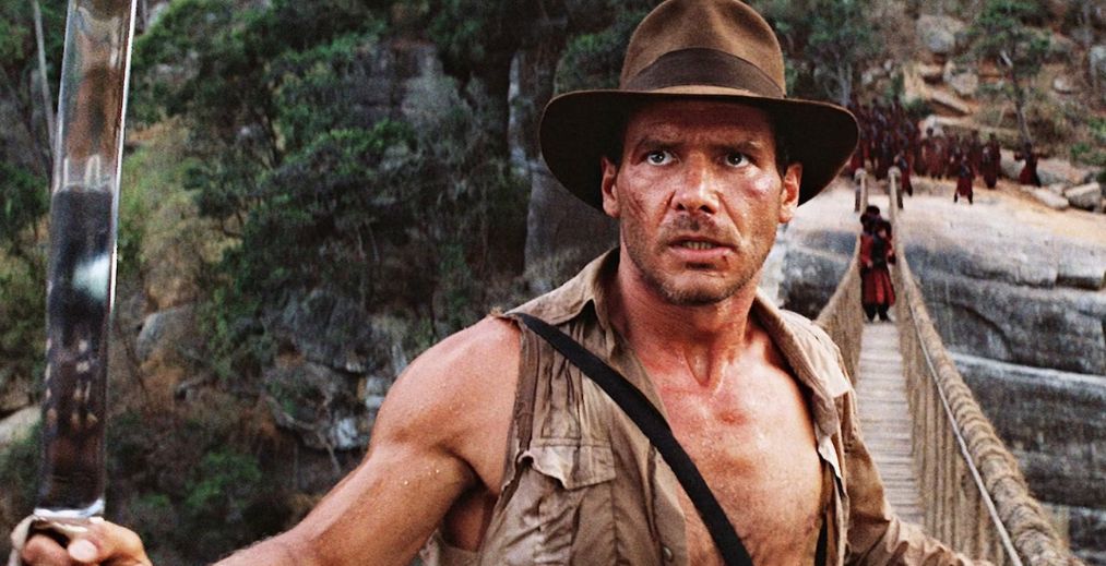Harrison Ford in Indiana Jones and the Temple of Doom