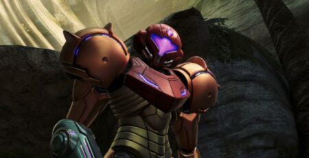 Metroid Prime 4: Beyond gameplay still from the Nintendo Switch 2