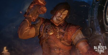 Aran de Lira pounding away in Blades of Fire