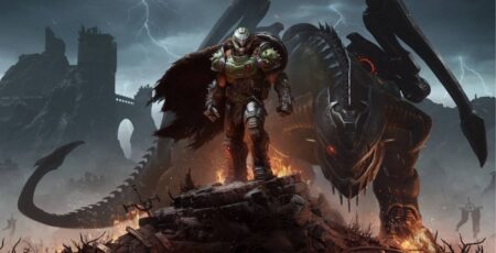 REVIEW: ‘DOOM: The Dark Ages’ Is Aggressive As Hell DOOM The Dark Ages key art from Bethesda and Id Software