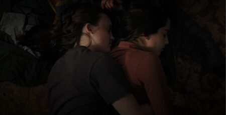 Ellie and Dina in The Last of Us Season 2 Episode 4 on MAX