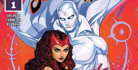 Vision and The Scarlet Witch Issue 1 cover art