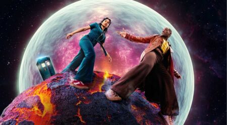 Varada Sethu and Ncuti Gatwa in Doctor Who Season 2