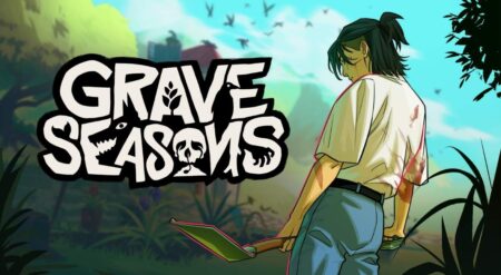 Grave Seasons key art from Perfect Garbage and Blumhouse Games