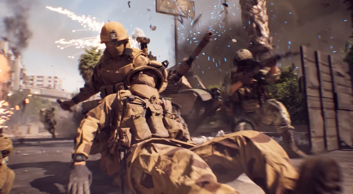 Battlefield 6 Support Class image from promotional trailers