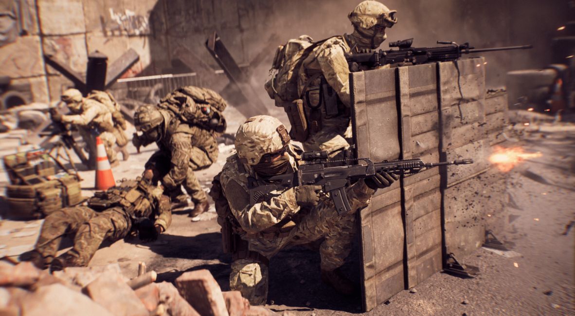 Battlefield 6 Support Class image from promotional trailers