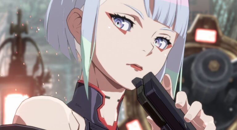 Lucy from Cyberpunk: Edgerunners In Guilty GEar -