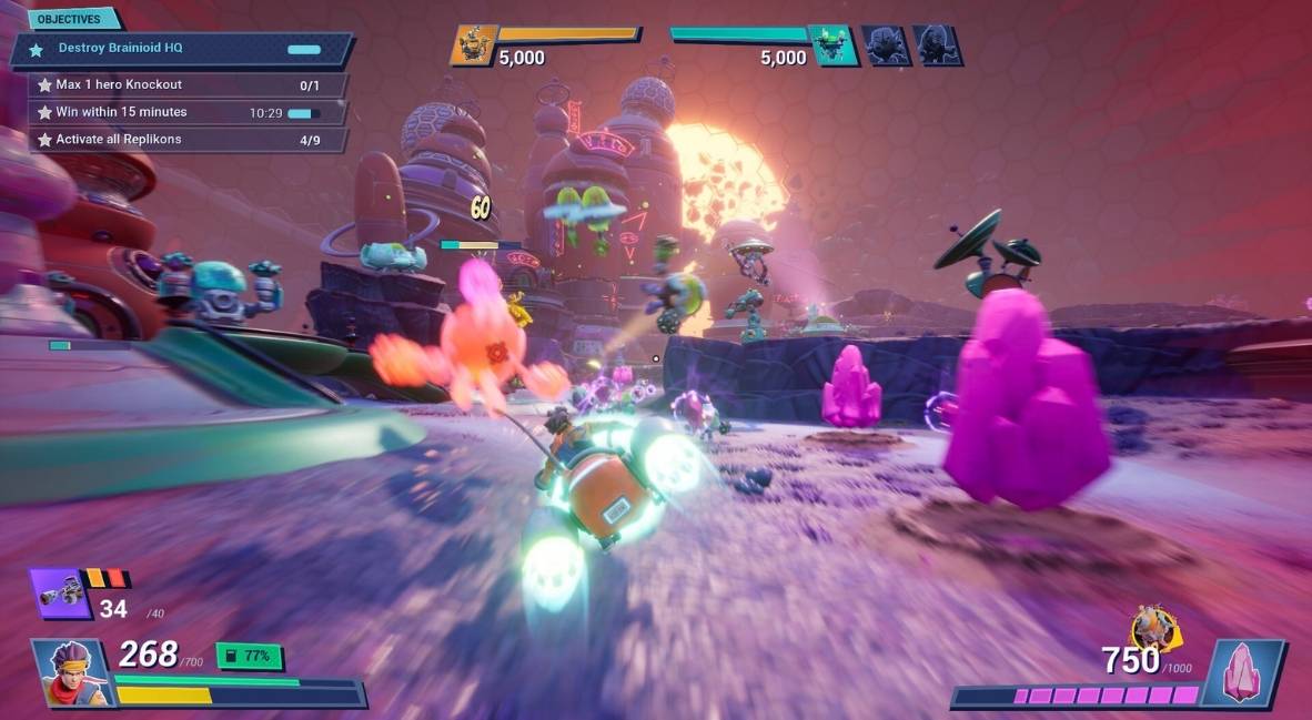 Chip 'n Claws vs Brainiods promotional game still