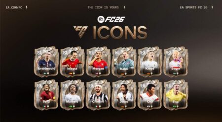 EA Sports FC 26 ICONs in Ultimate Team promotional image