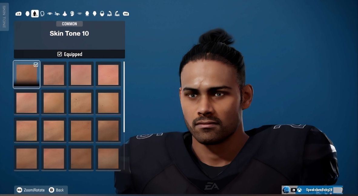 Superstar Character Creation Screen