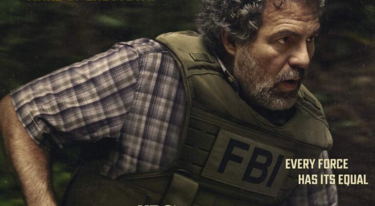 Task promotional key art featuring Mark Ruffalo from HBO