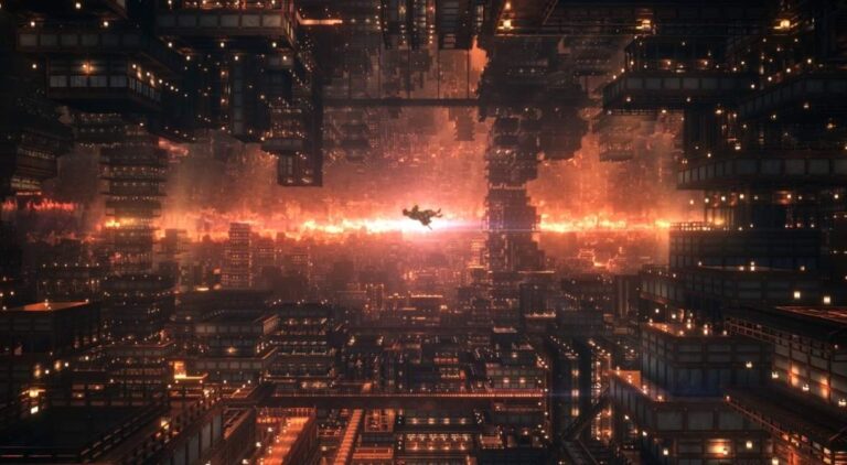 REVIEW: ‘Demon Slayer: Kimetsu no Yaiba – The Movie: Infinity Castle’ Is Focused On Existing Fans Infinity Castle Demon Slayer Movie - promotional image from Crunchyroll