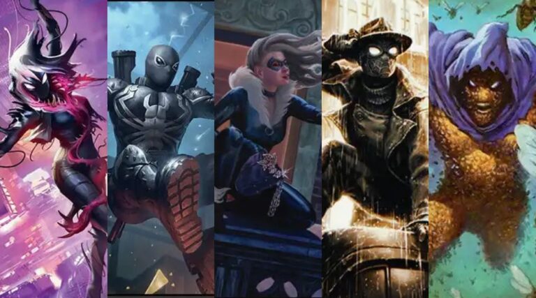 Spider Man Magic the Gathering Black Set But Why Tho