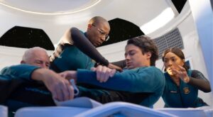 Aisha Hinds and Angela Bassett in 9-1-1 Season 9 Episode 2