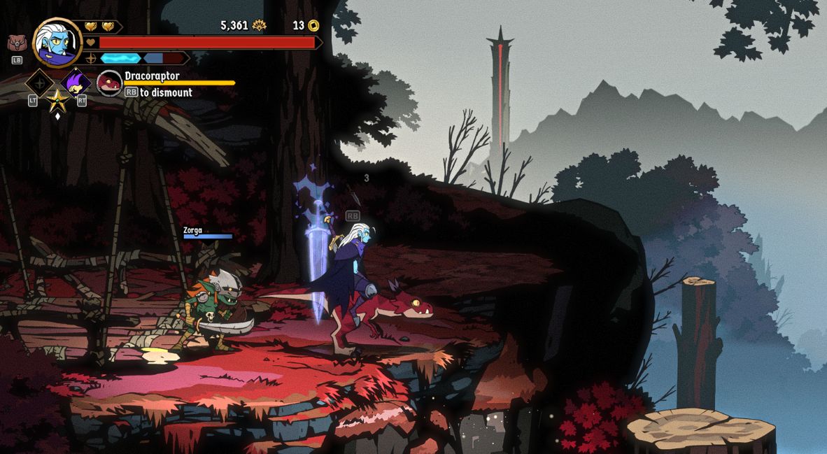 Characters encounter new beasts in Absolum