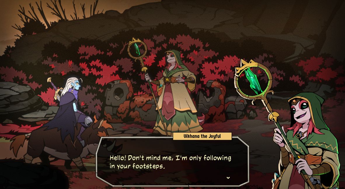 Your character meets new friends 