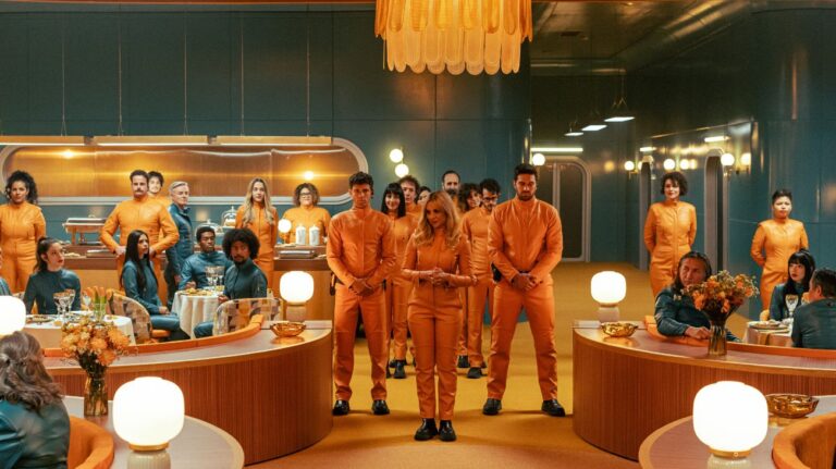 Billionaires' Bunker promotional still from Netflix.