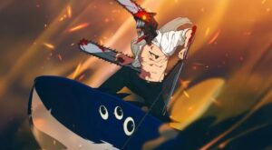 Chainsaw Man - The Movie Reze Arc promotional image from Crunchyroll