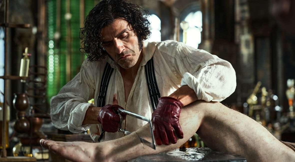 Guillermo del Toro's Frankenstein (2025) promotional still from Neflix