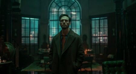 Harlan Coben's Lazarus promotional key art from Prime Video