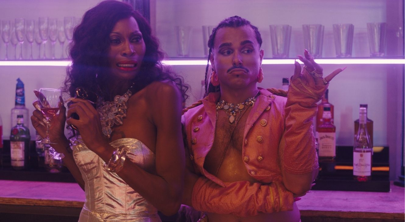 REVIEW: 'Queens Of The Dead' Is A Delightfully Undead Queerfest 1 Dominique Jackson and Tomas Matos in Queens of the Dead