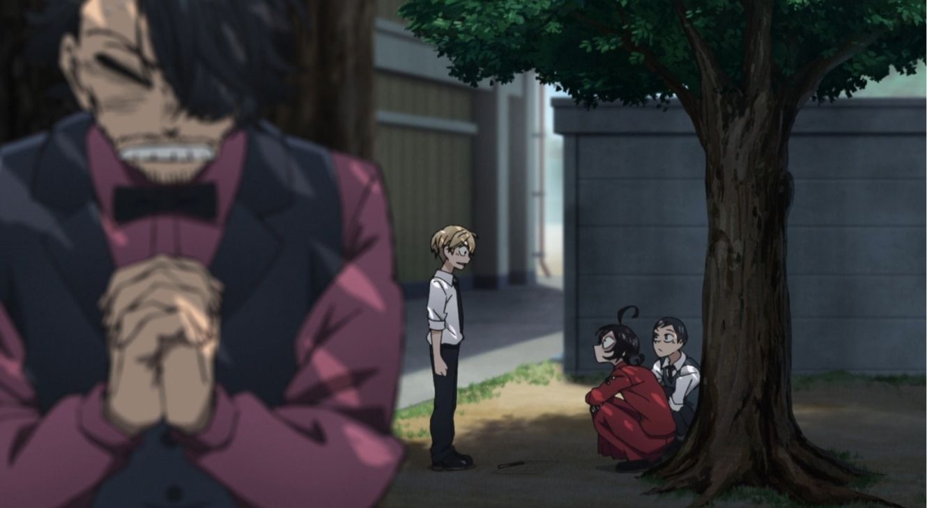 REVIEW: 'Sanda' Episode 3 — "Charred Fruit Tastes All the Sweeter" 2 Sanda, Amaya, Fuyumura, and Saburo in Sanda Episode 3