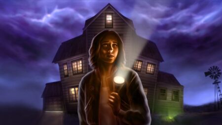 The Haunting of Joni Evers promotional keyart from Causeway Studios