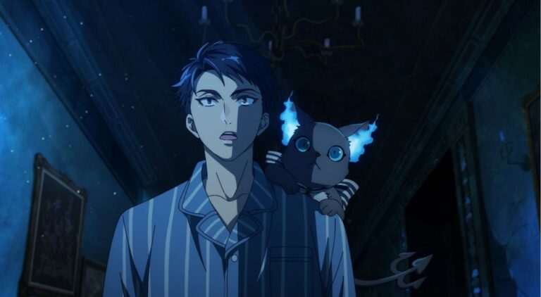 Yuken and Grim in Disney Twisted-Wonderland The Animation Episode 4