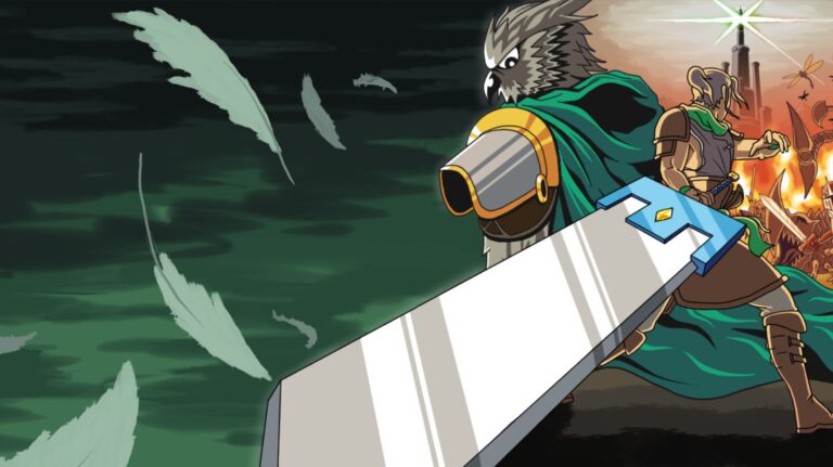 REVIEW: ‘GIGASWORD’ Swings Big, Yet Weighs Itself Down Key art from GIGASWORD a game from Studio Hybrid and Akupara Games