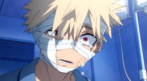 Bakugo in My Hero Academia Episode 168