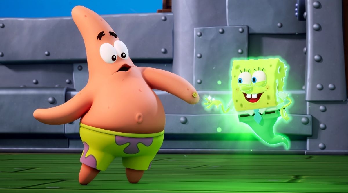 SpongeBob and Patrick in Titans of the Tide