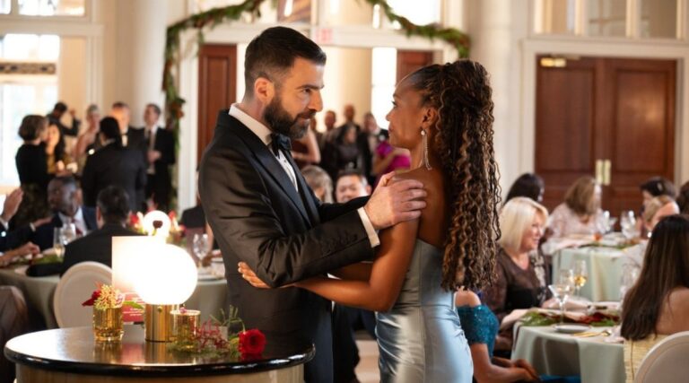 Wolf and Ericka in Brilliant Minds Season 2 Episode 10