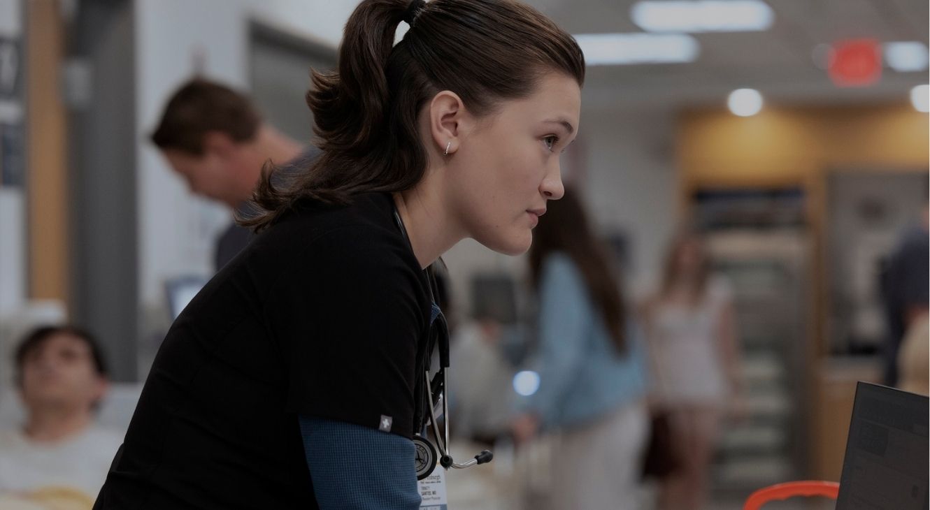 Santos in The Pitt Season 2 Episode 3