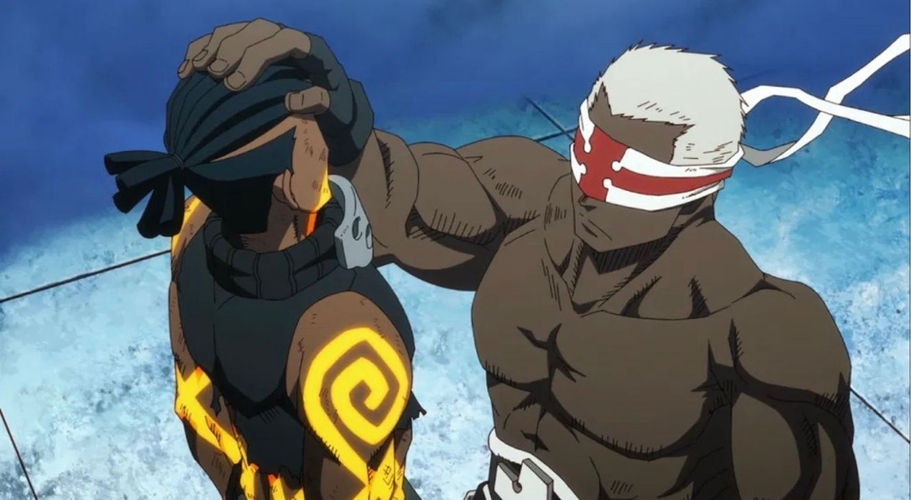 Ogun and Charon in Fire Force Season 3 Episode 17